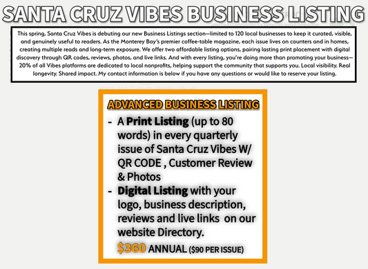 Santa Cruz Vibes ADVANCED Business Listing